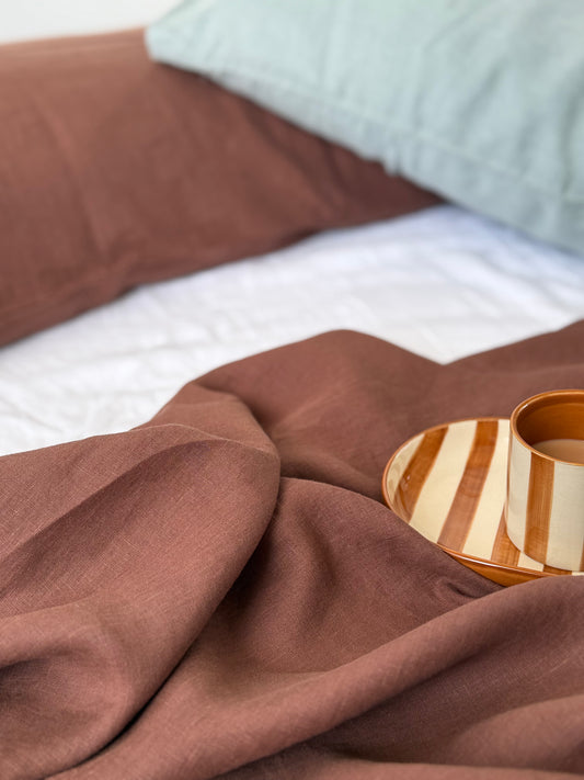 Flat sheet in Mocha