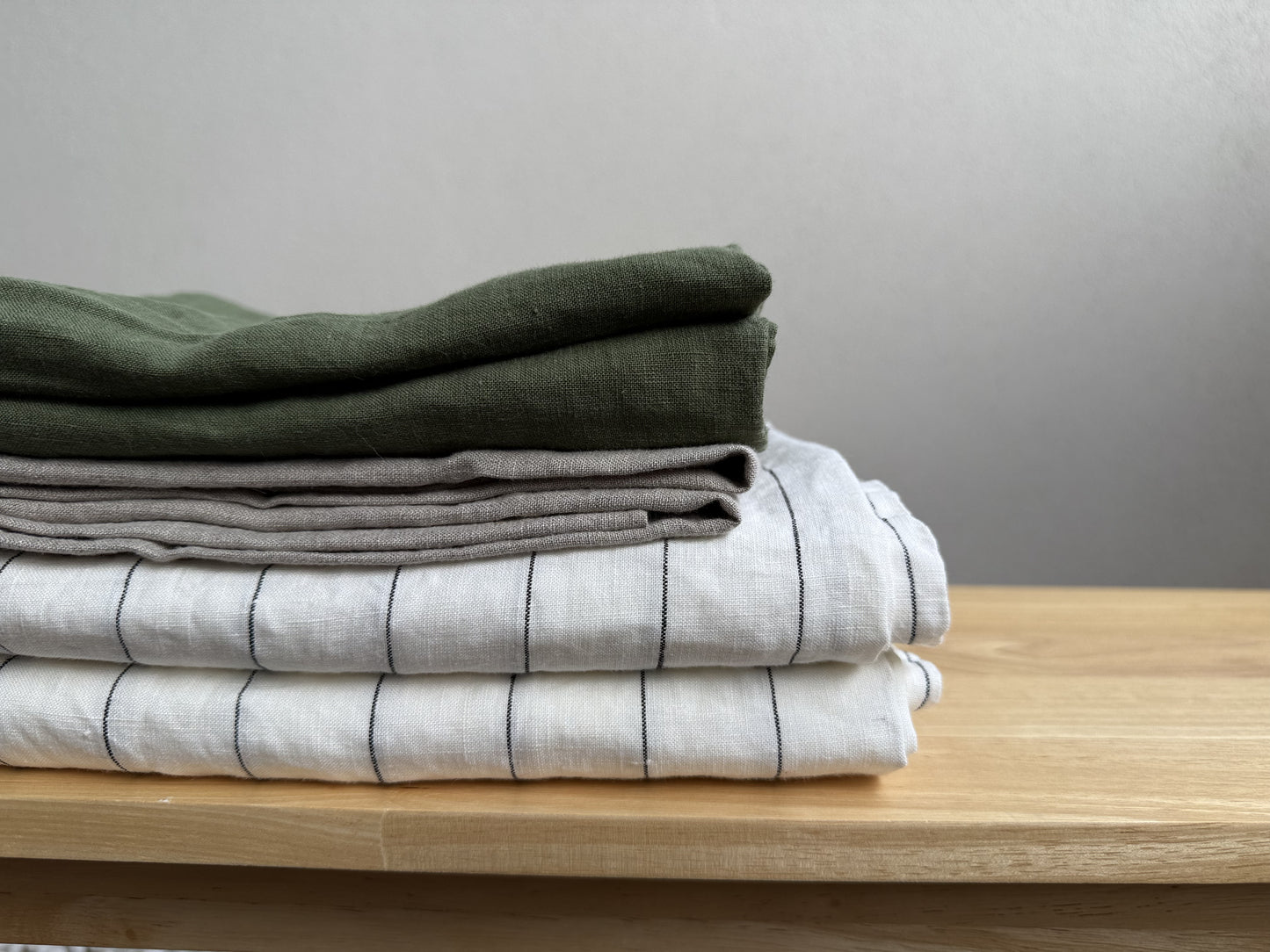 Mixed Bedding Bundle Set in Pencil Stripe