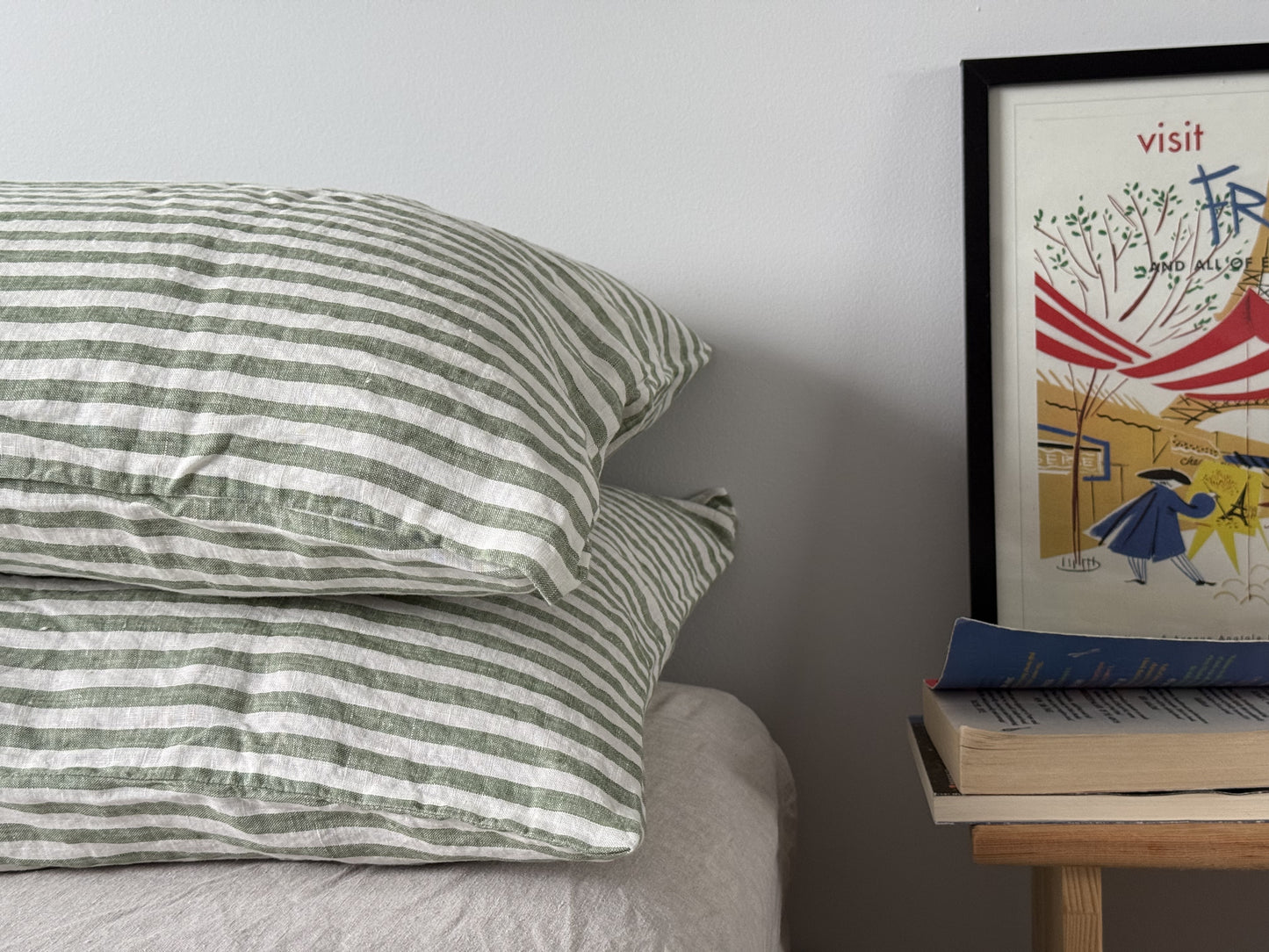 Basil stripe Pillowcase