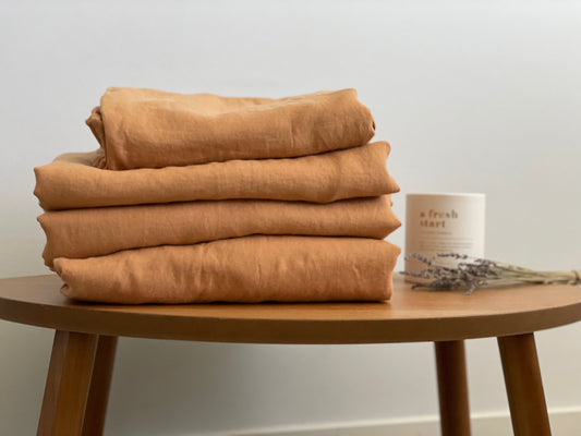 Sheet Sets in Apricot